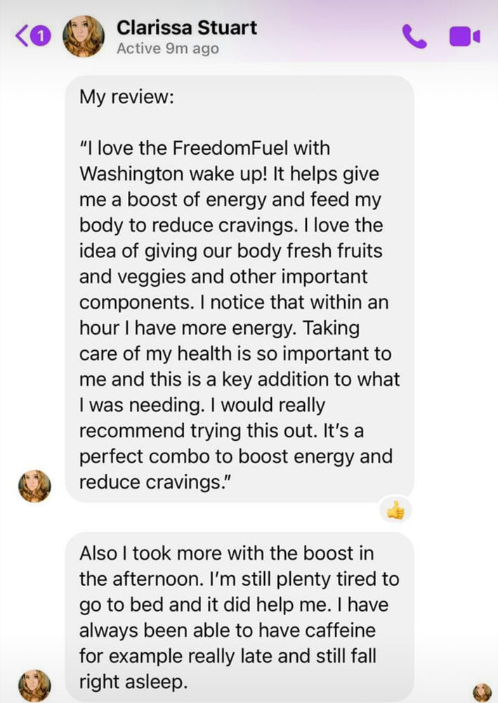 
                  
                    Freedom Fuel Bundle Pack w&without Energy- (Swipe photos left to see reviews)
                  
                