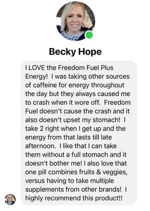 
                  
                    Freedom Fuel with Energy #1 SELLER (Swipe photos left, 2 Month Supply)
                  
                